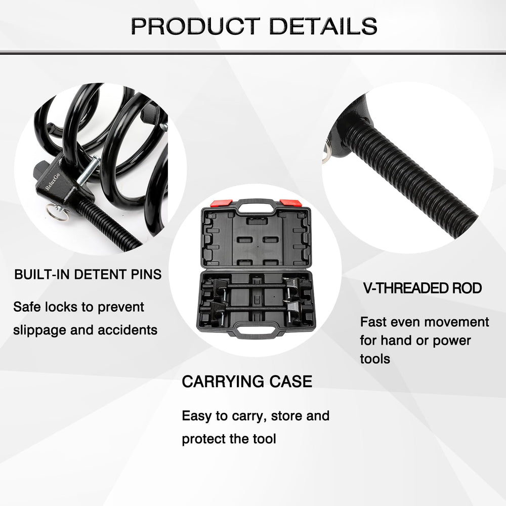 ReluxGo locking pin and wide pad detail highlighting secure grip
