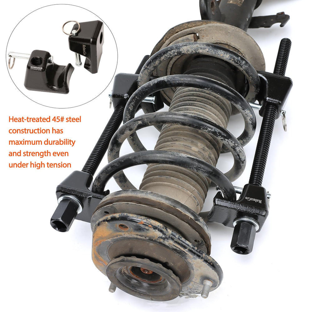 ReluxGo threaded Acme rod closeup showing smooth controlled compression