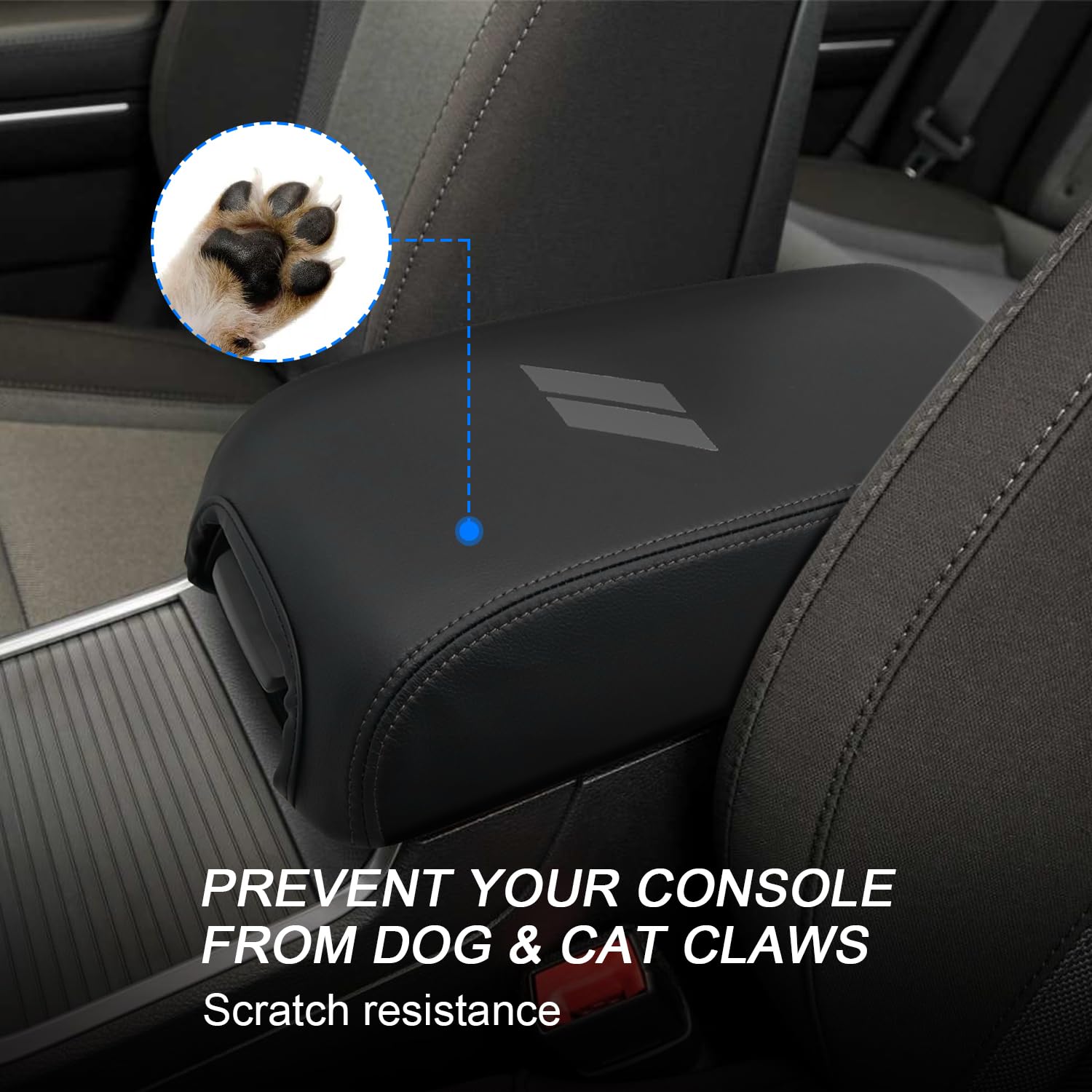 REMOCH installed on Dodge Charger armrest demonstrating secure fit