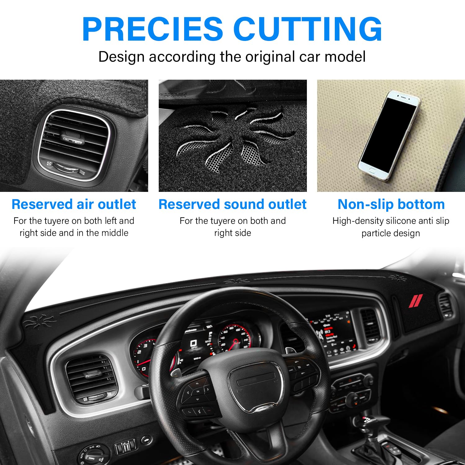 REMOCH silica-gel backing detail providing slip-resistant stability
