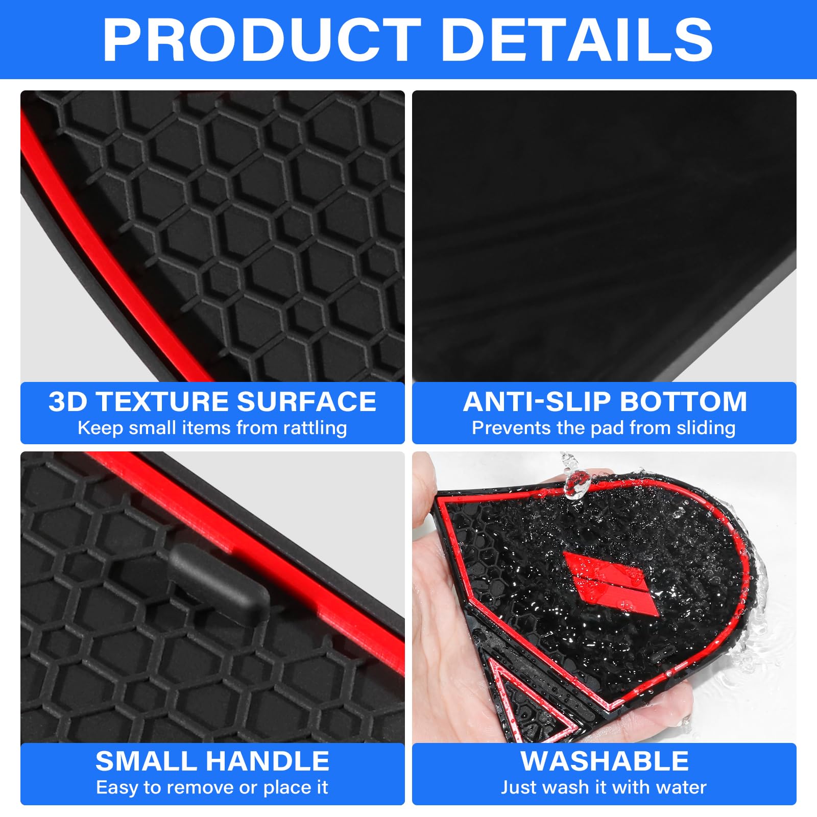 REMOCH door pocket insert snug fit preventing scratches and crumbs
