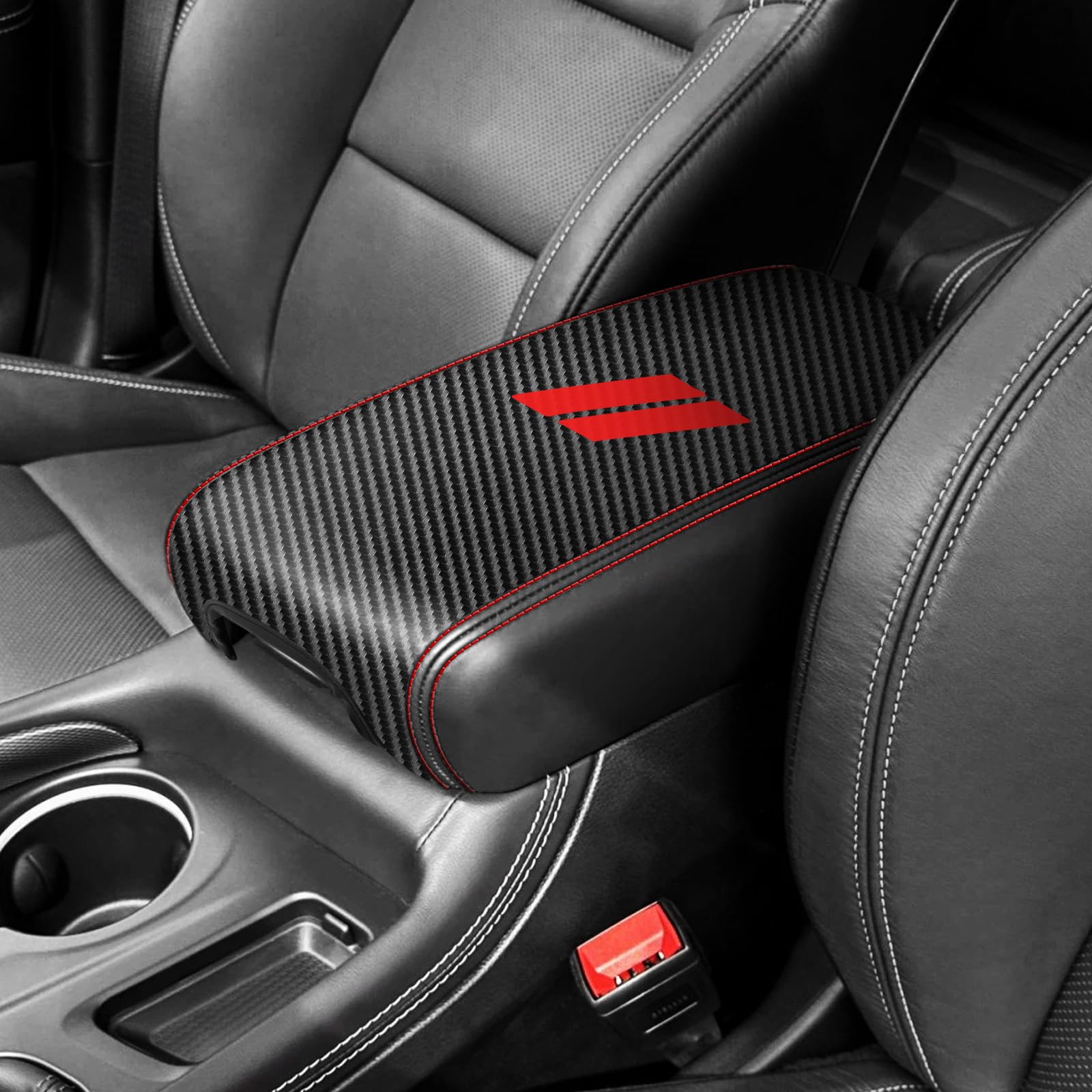 REMOCH front view of center console cover showing fit and style benefit