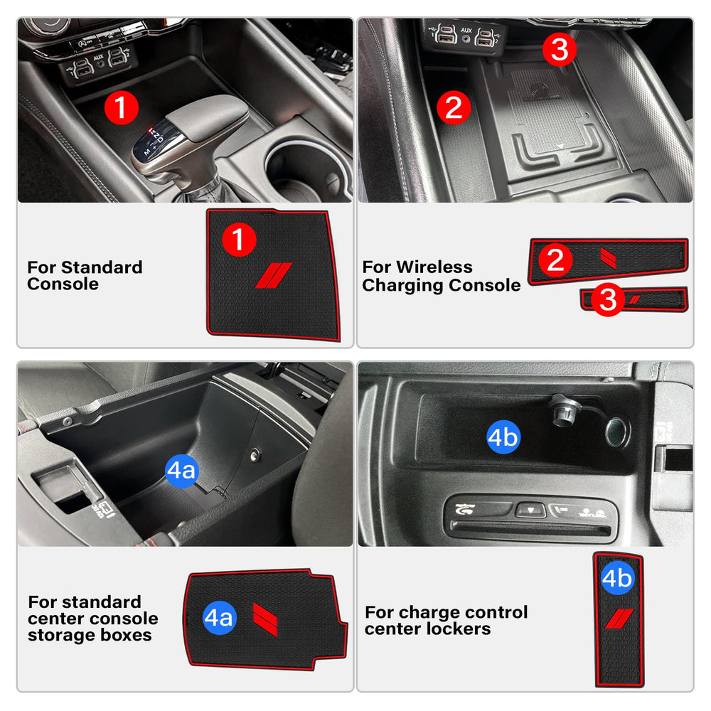 REMOCH full console kit in center and door pockets for total protection