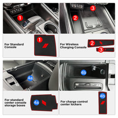 REMOCH full console kit in center and door pockets for total protection
