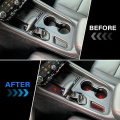 REMOCH installed in cup holder keeping a drink steady while driving