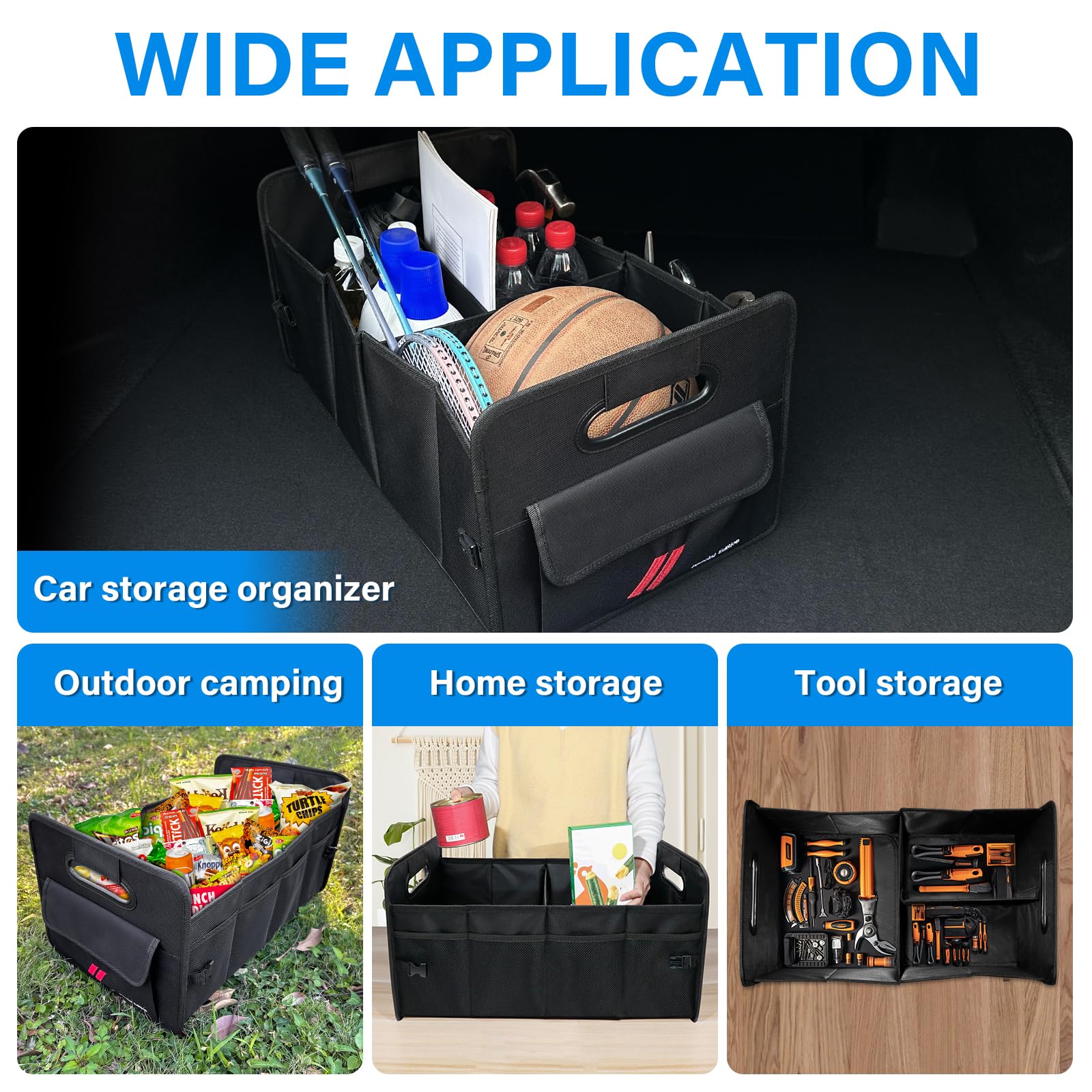 REMOCH side pockets holding bottles and tools for quick-access convenience