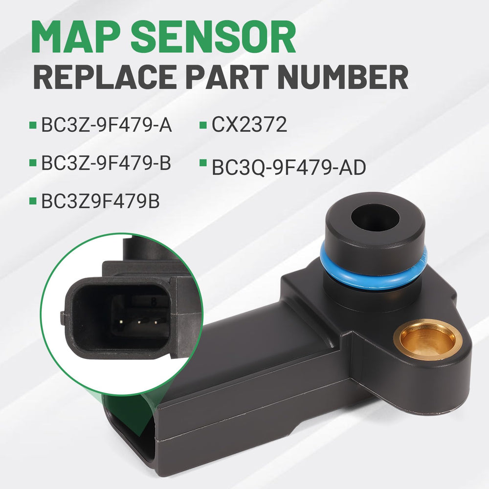 Rendrox MAP sensor installed in engine bay demonstrating improved sensor placement
