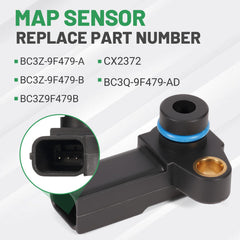 Rendrox MAP sensor installed in engine bay demonstrating improved sensor placement