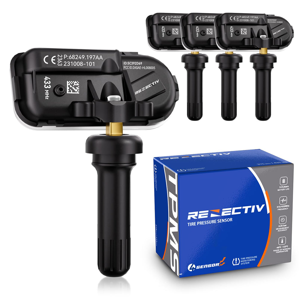 RENECTIV front view of four sensors showing fit and finish benefits