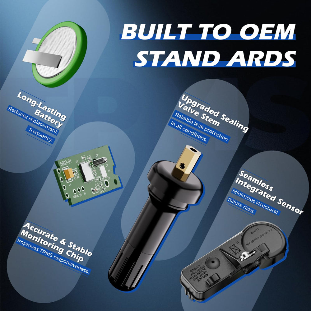 RENECTIV four sensors laid out indicating full-axle replacement convenience