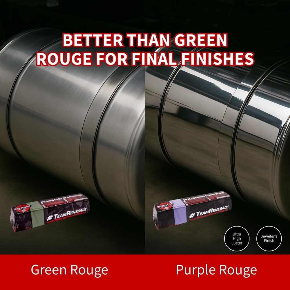 Renegade polishing setup on workbench showing tool compatibility and workflow