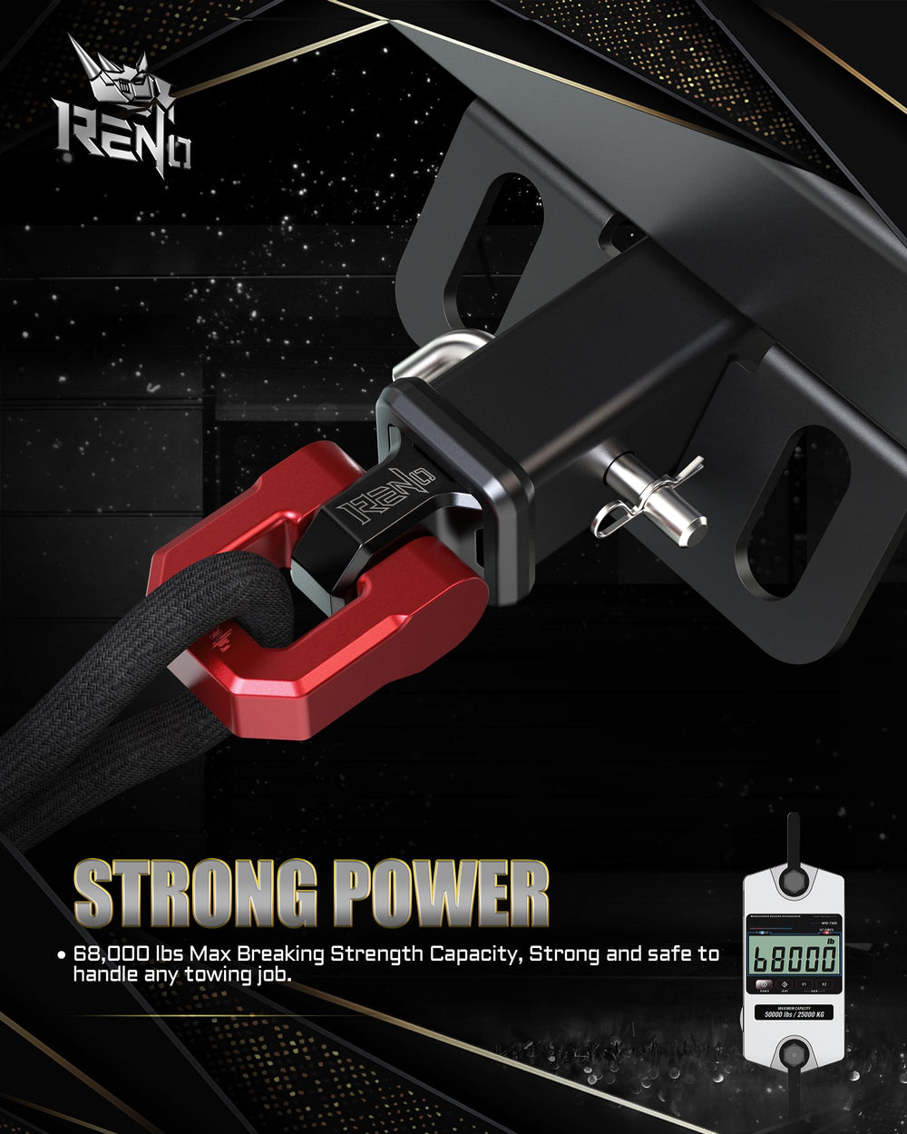 RENO anodized finish macro view showing corrosion resistance and durability benefit