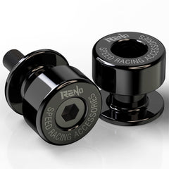 RENO front view of black spools showing durable finish and easy install