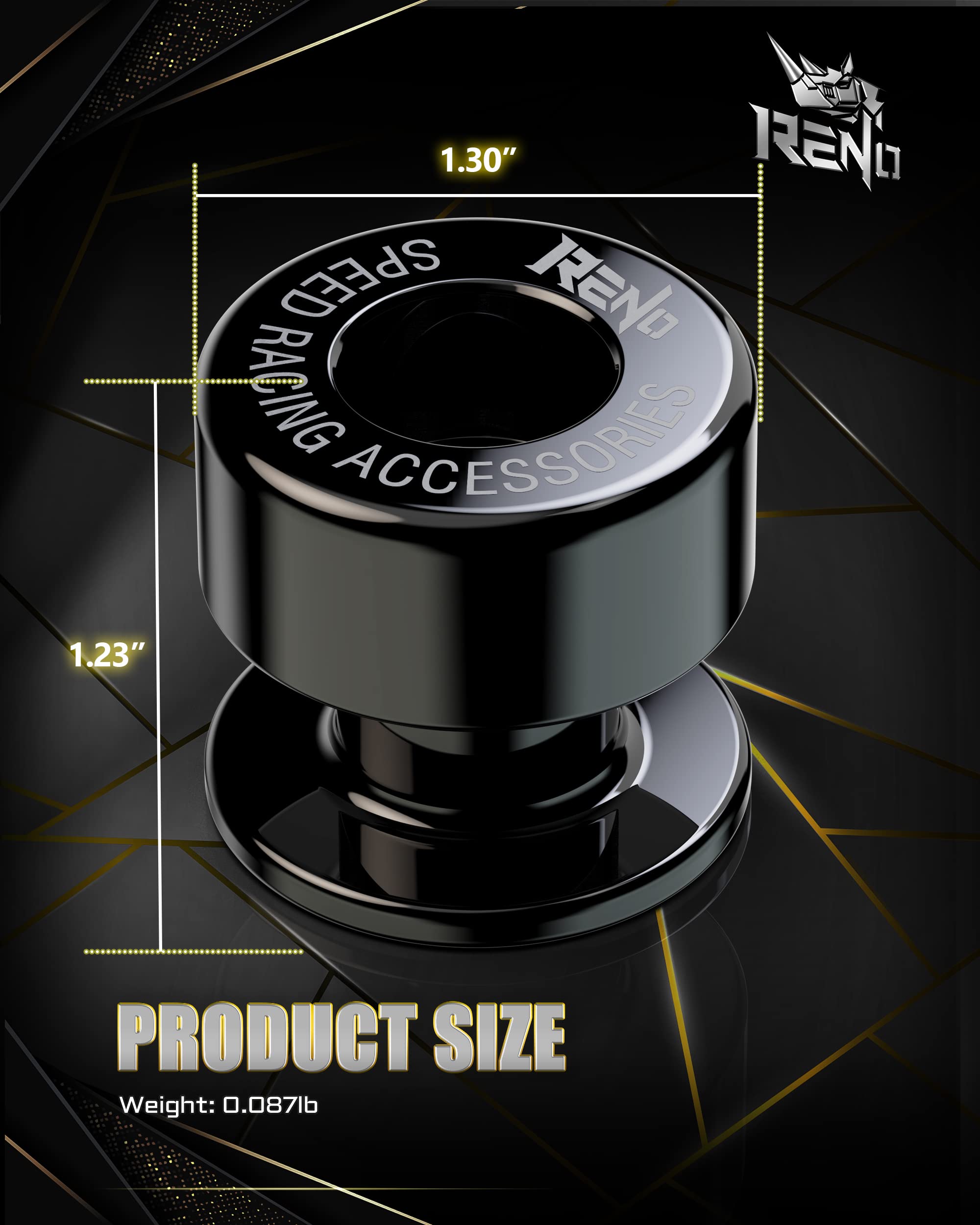 RENO detail of CNC-machined thread and bore ensuring precise fit