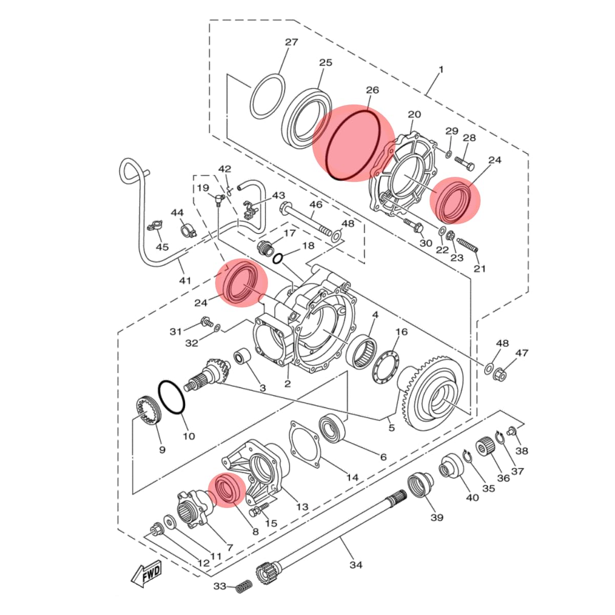 REPLACEMENTKITS.COM close-up of oil seals highlighting precise edges and durability