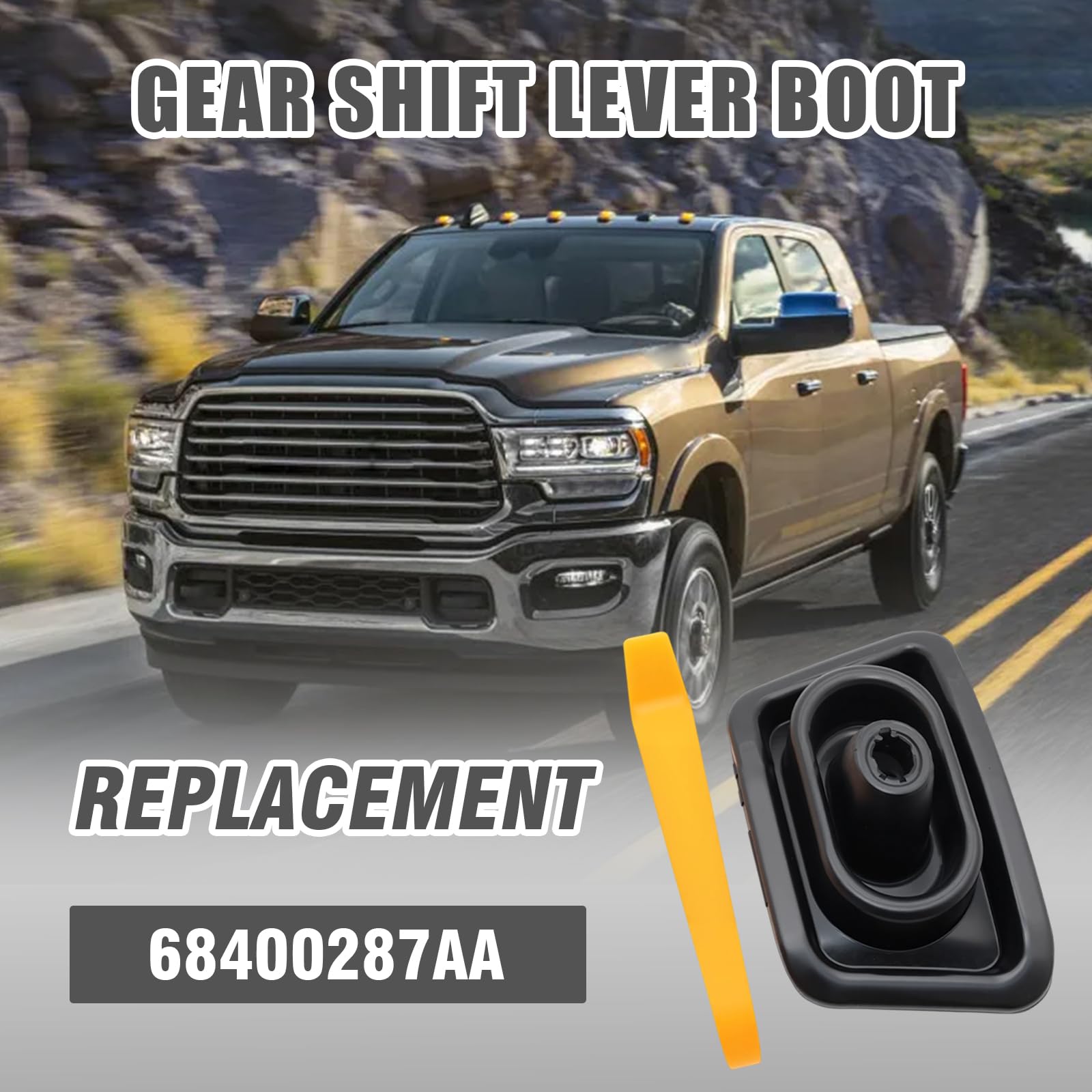 repustor boot installed in Ram console demonstrates neat sealing and protection