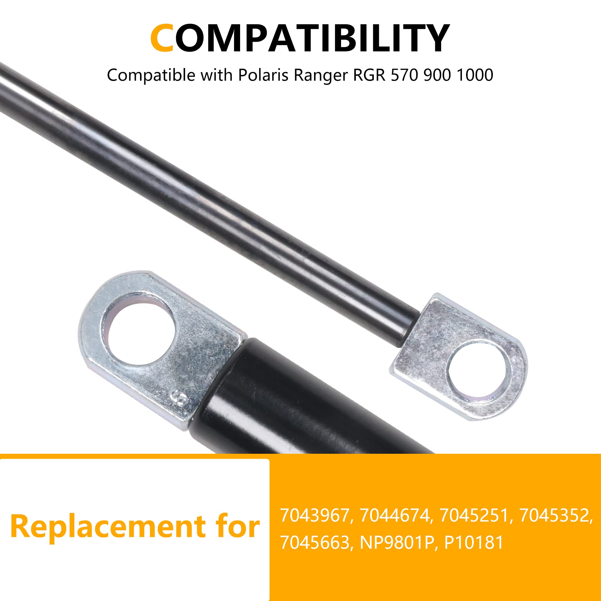 RERPRO boxed product packaging protecting the replacement gas strut in transit