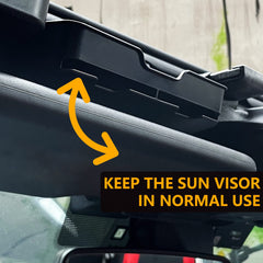 RERPRO holding sunglasses securely while driving for easy reach