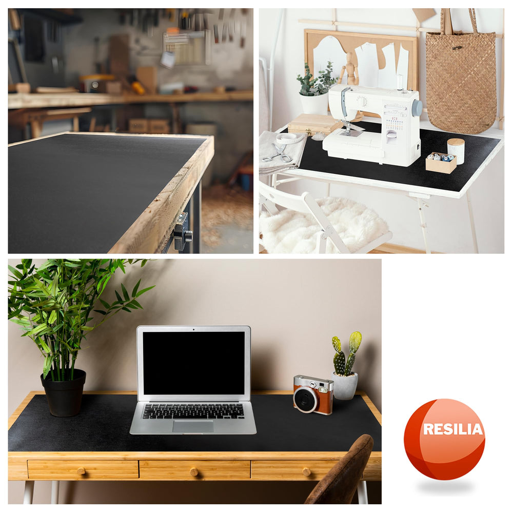 RESILIA mat with tools to show size and workplace protection