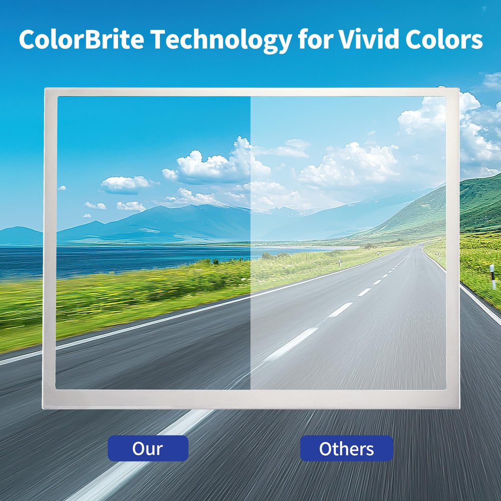 RESNAVSCREN lifestyle view in driving cockpit showing improved visibility benefit