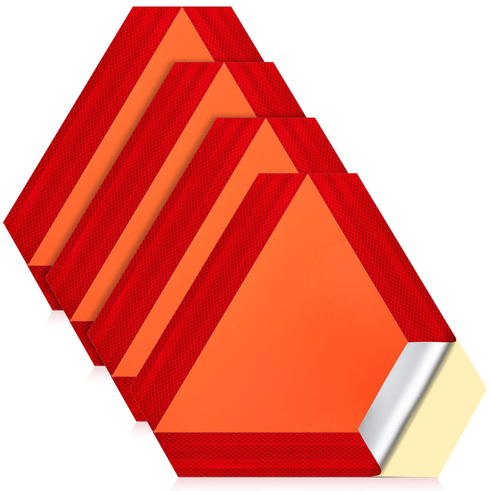 Resurhang front-facing triangle sign clearly visible for quick recognition