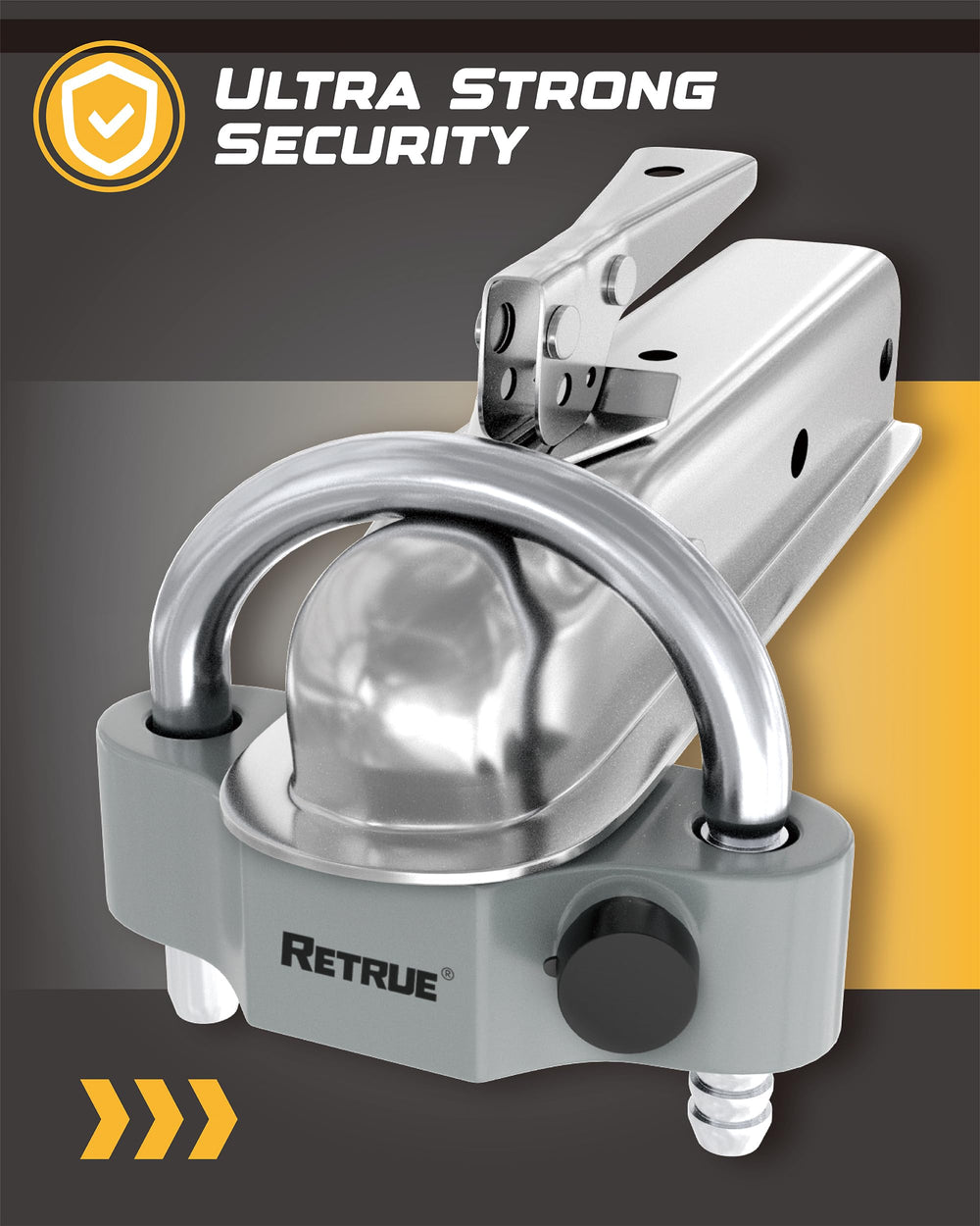 RETRUE detail of aluminum body finish, rustproof protection outdoors