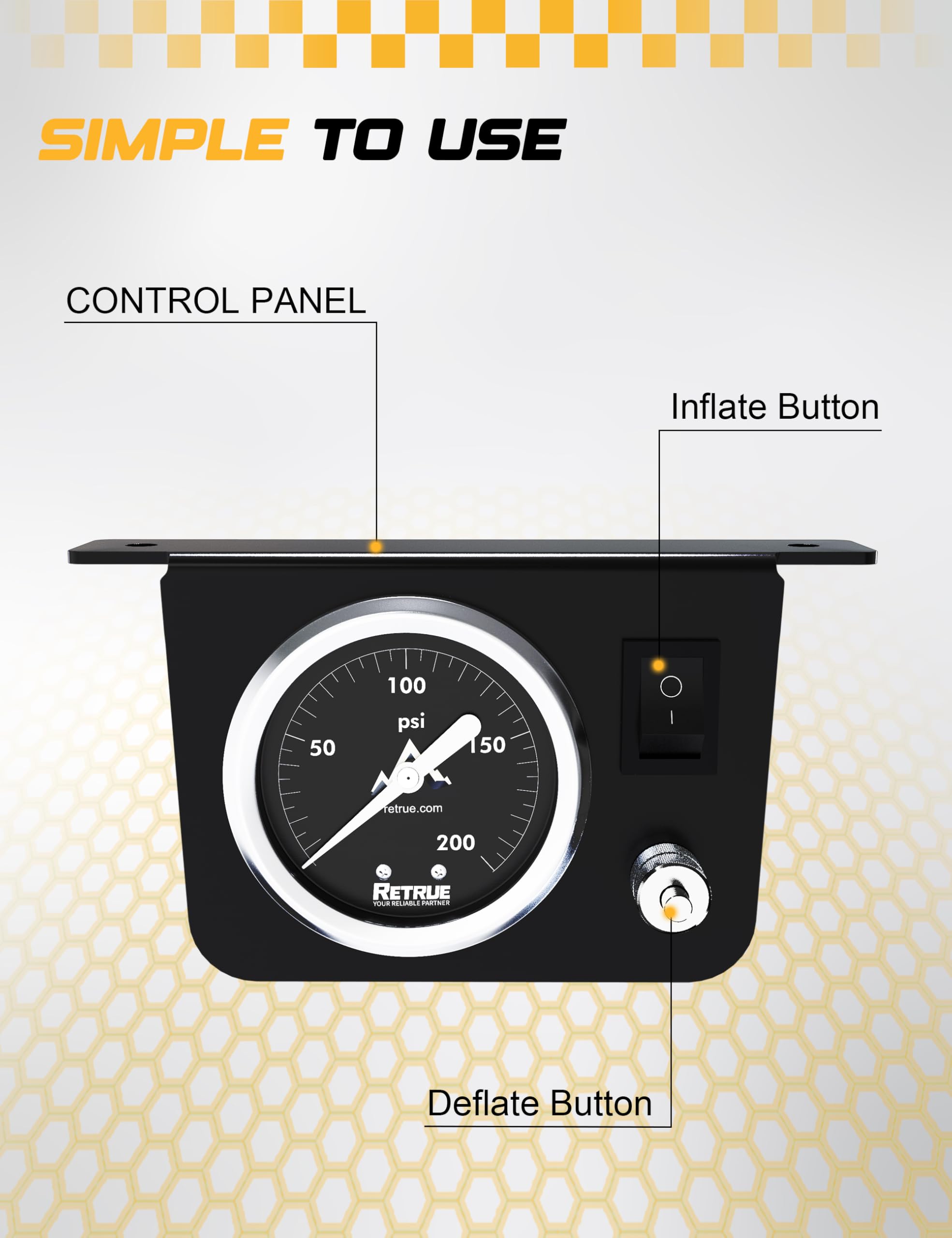 RETRUE compressor in use with driver operating in-cab for convenient control