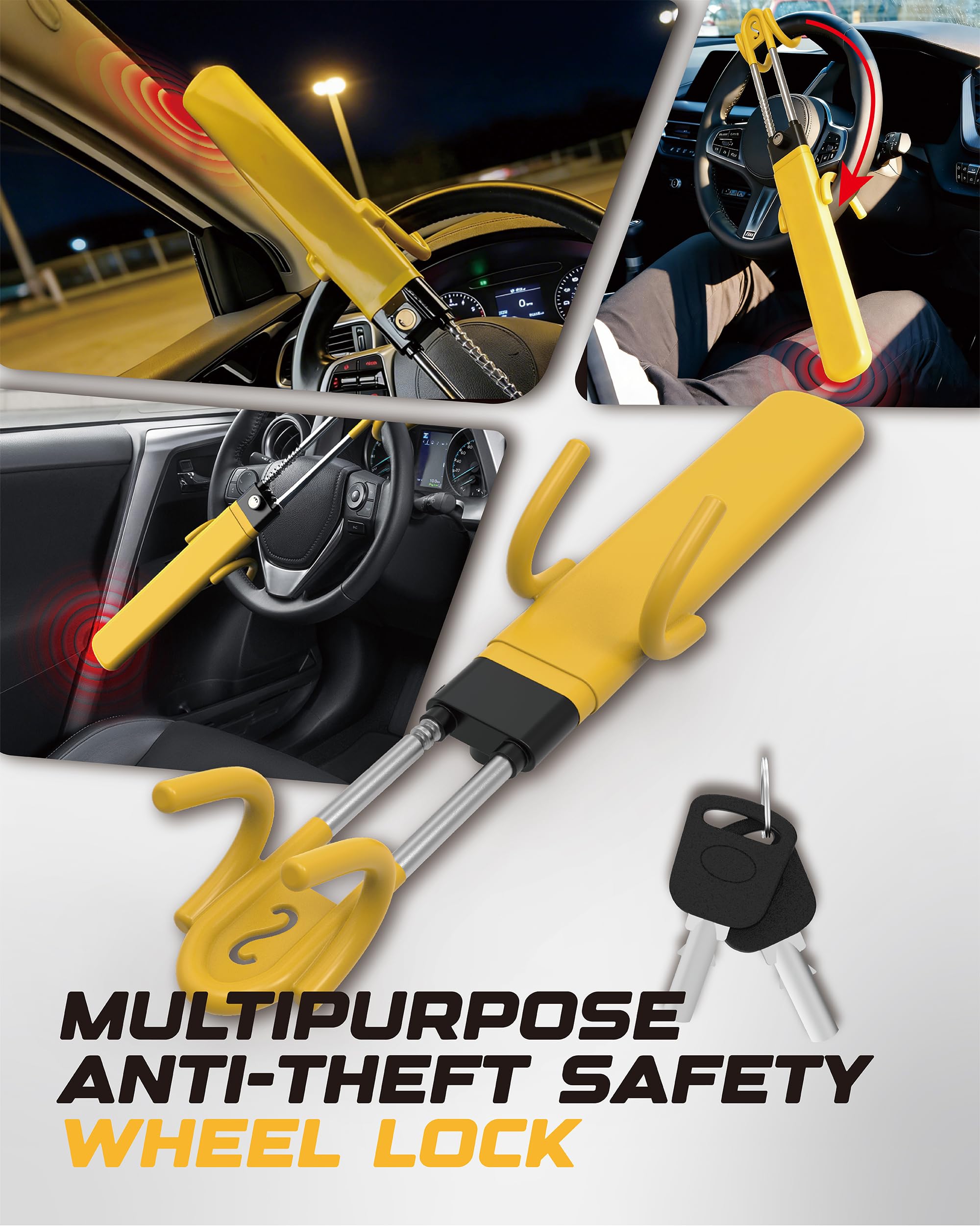 RETRUE detail of yellow rubber coating protecting wheel finish