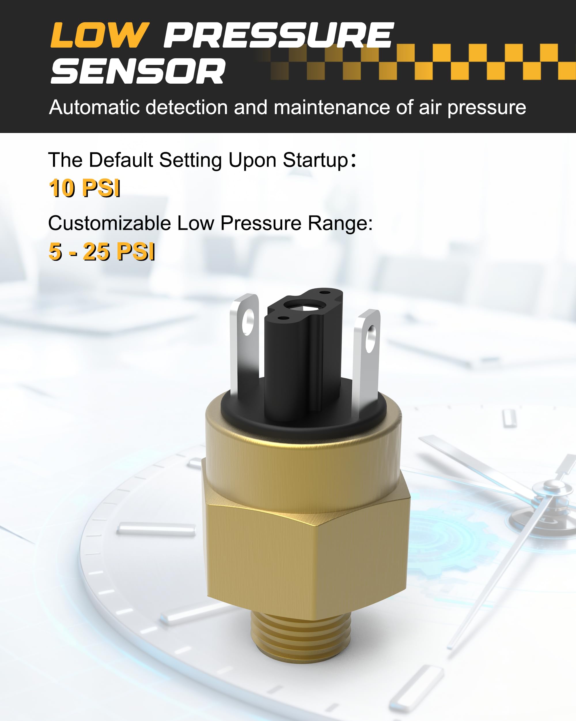 RETRUE wireless remote held in hand enabling off-vehicle pressure control benefit