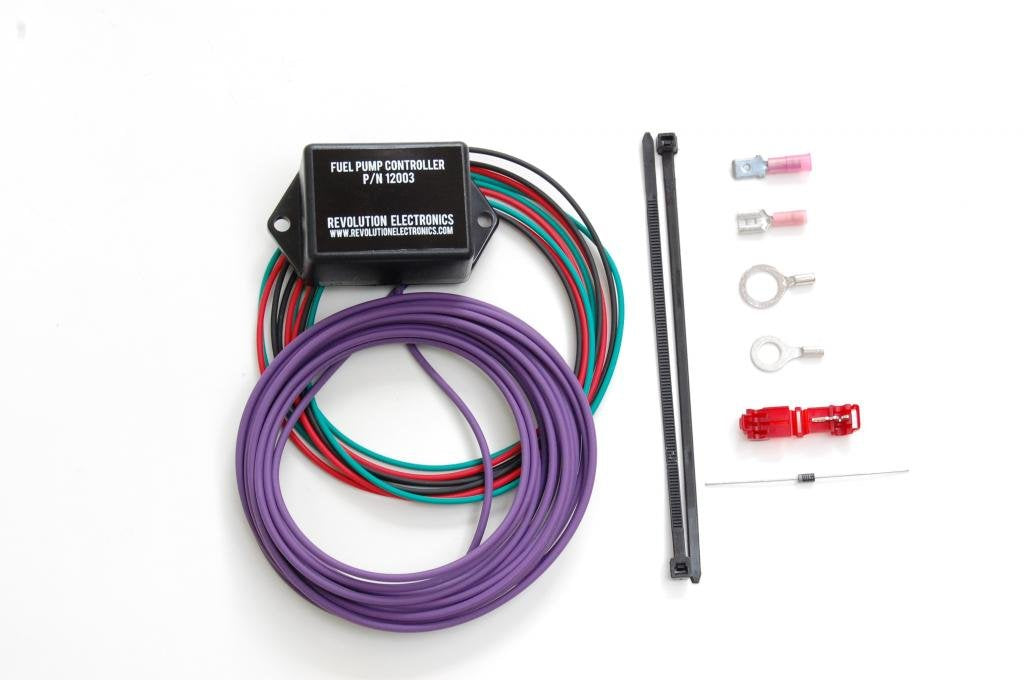Revolution Electronics wiring closeup with 15ft cable illustrating easy hookup and reliable connection