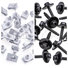 Rexka close-up of extruded U-nut thread profile that improves panel grip and locking