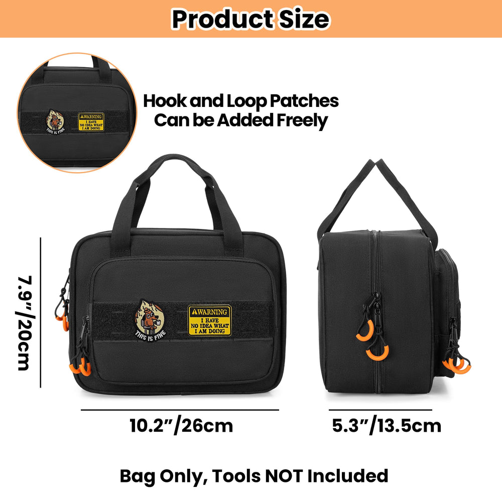 Rexmica side handle and dual-way zipper providing easy transport access