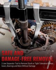 Reywoo in internal pull setup demonstrating safe bearing removal