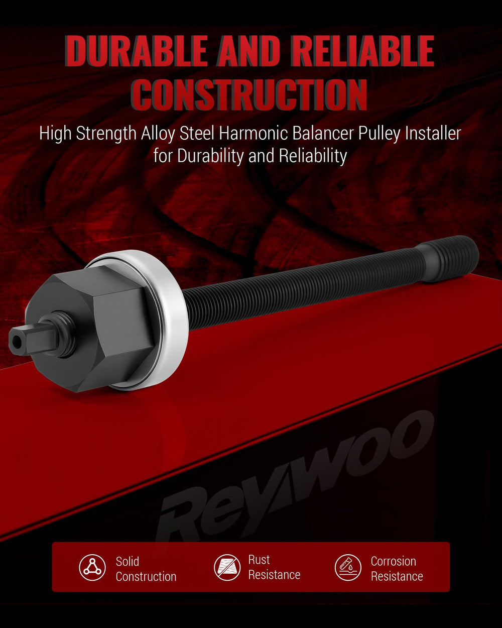 Reywoo size comparison with wrench illustrating scale and workshop readiness