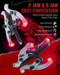 Reywoo two- and three-jaw configurations set up for versatile extraction tasks