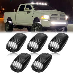 R&F Auto front view smoked LED cab lights showing clean fit and modern look