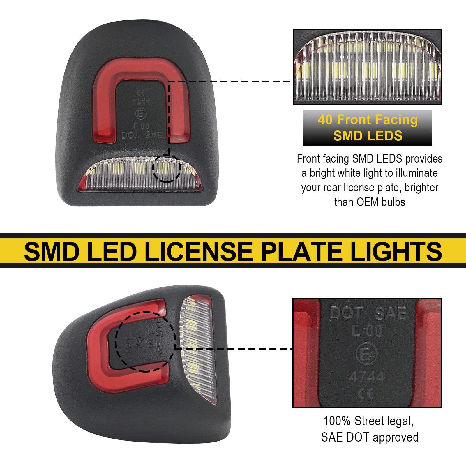 R&F Auto close-up of 3528 SMD LED array for high brightness
