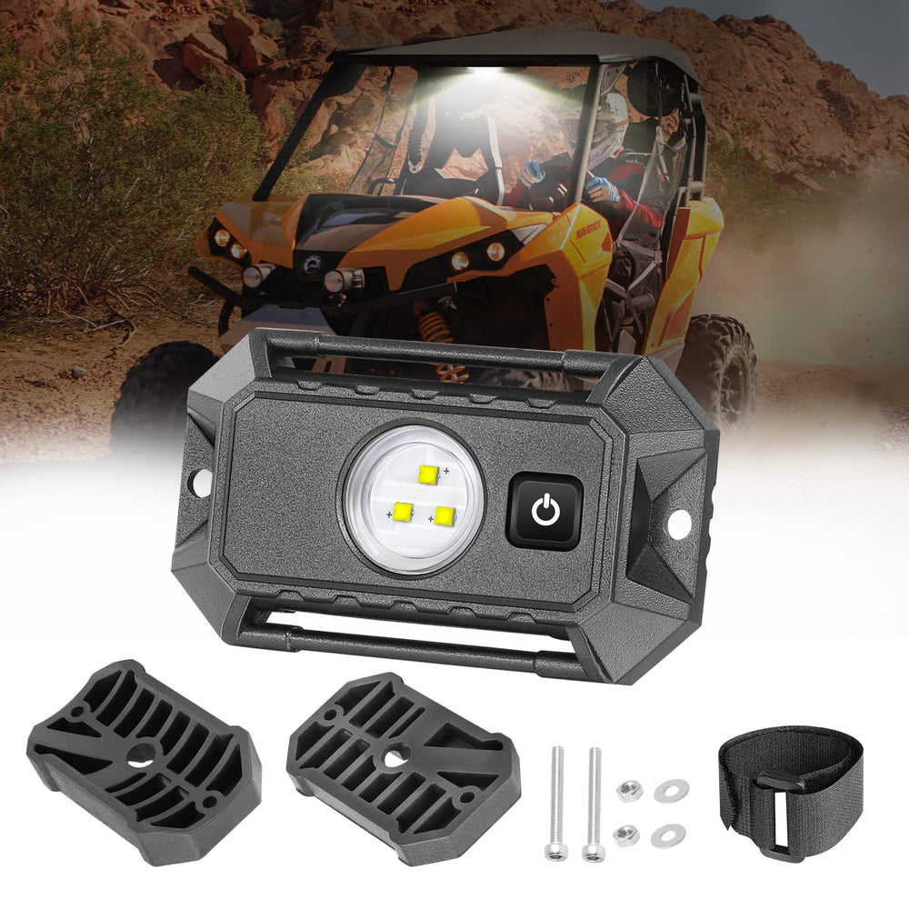 Rfroad Lighting front view of dome light showing compact design and bright benefit
