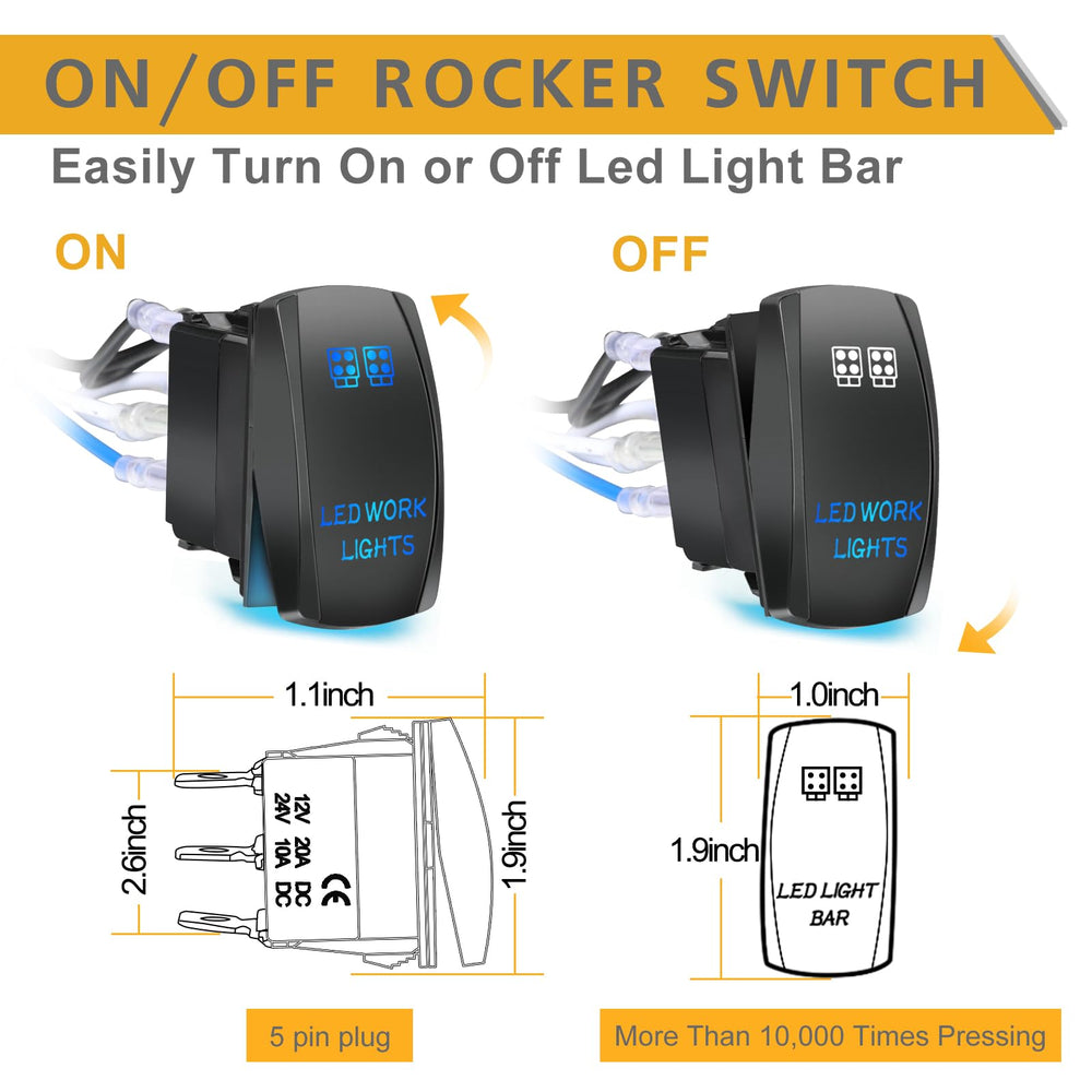 Rfroad Lighting inline fuse with rubber cap protecting fuse from moisture and road debris