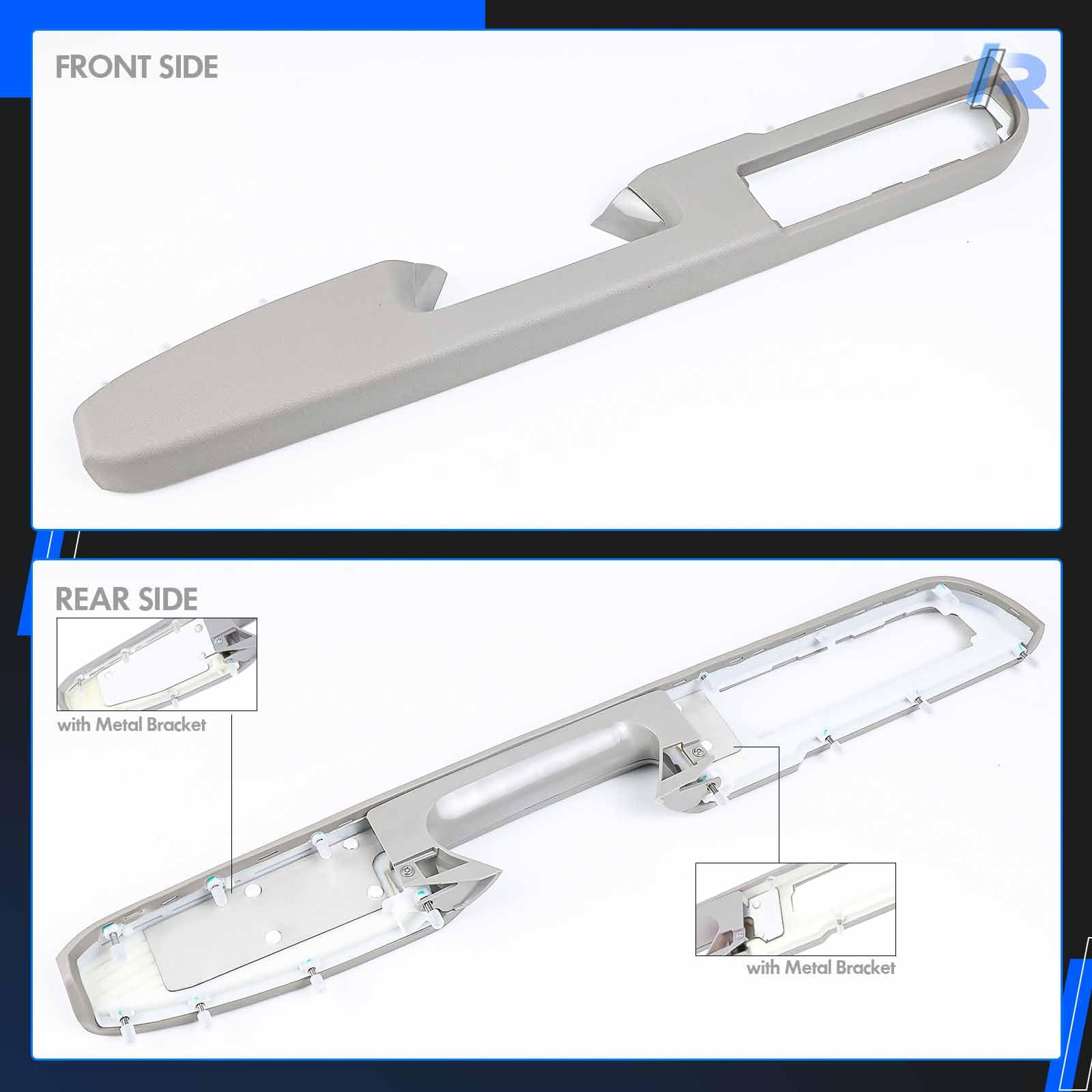 RHAOCZIYAUTO new armrest next to broken original showing clear repair upgrade