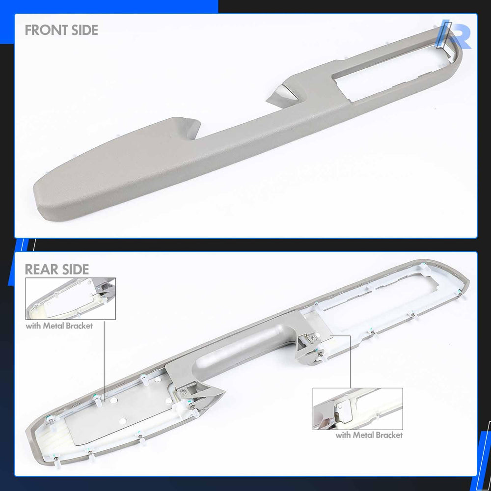 RHAOCZIYAUTO new armrest next to broken original showing clear repair upgrade