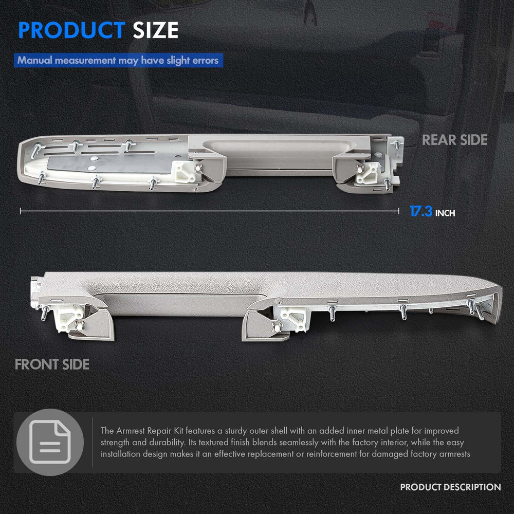RHAOCZIYAUTO armrest in Silverado interior enhancing comfort and style