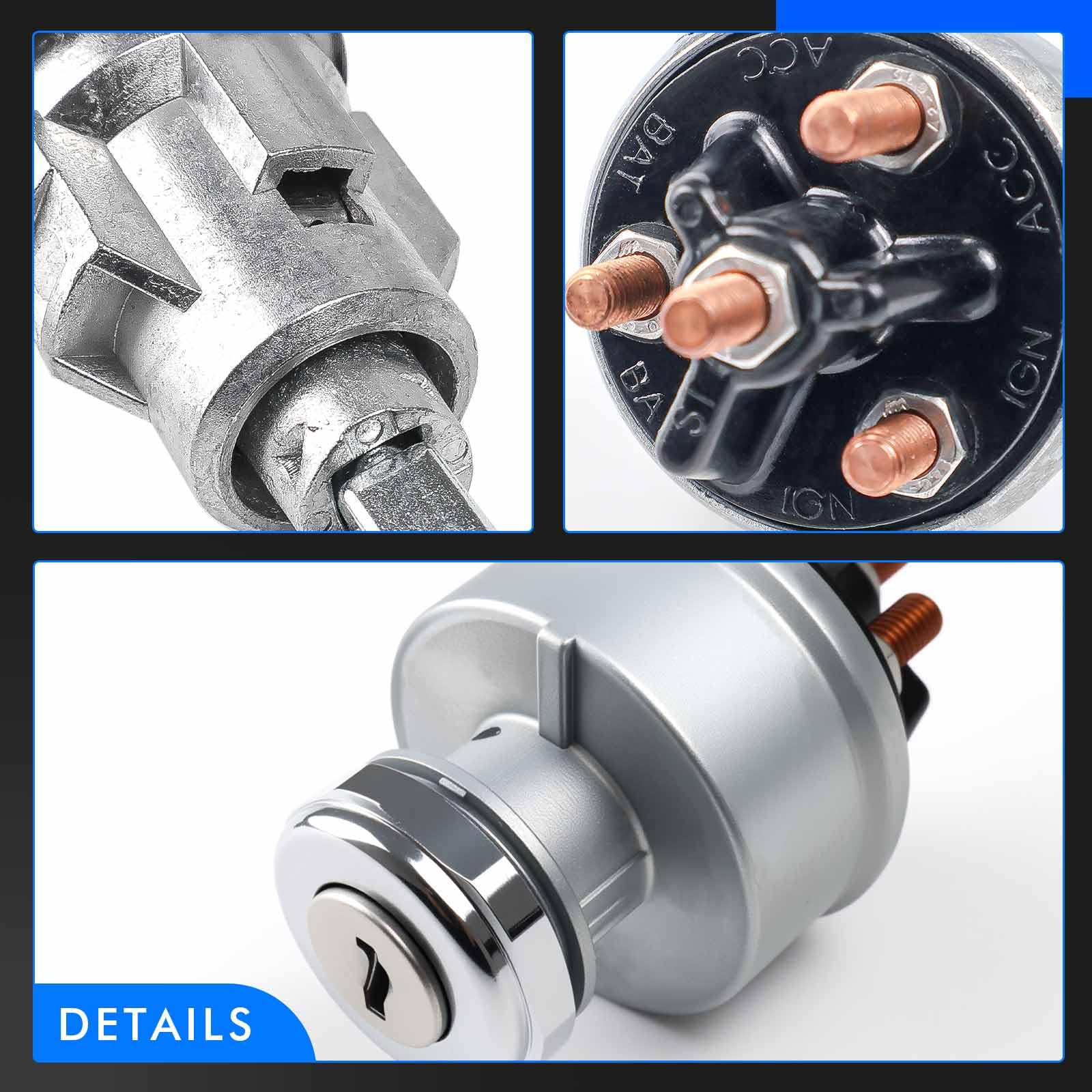 RHAOCZIYAUTO door lock barrel showing 7/8 inch OD for accurate fit confirmation