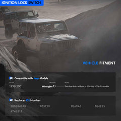 RHAOCZIYAUTO three door locks arranged for complete replacement and convenience