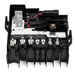 RHAOCZIYAUTO fuse block front view showing mounting points and OEM fit benefit