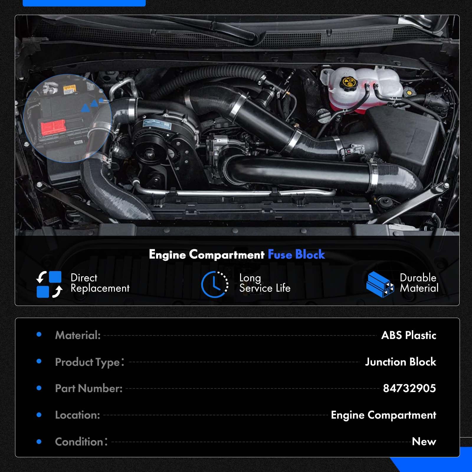 RHAOCZIYAUTO installed in engine bay demonstrating secure OEM placement