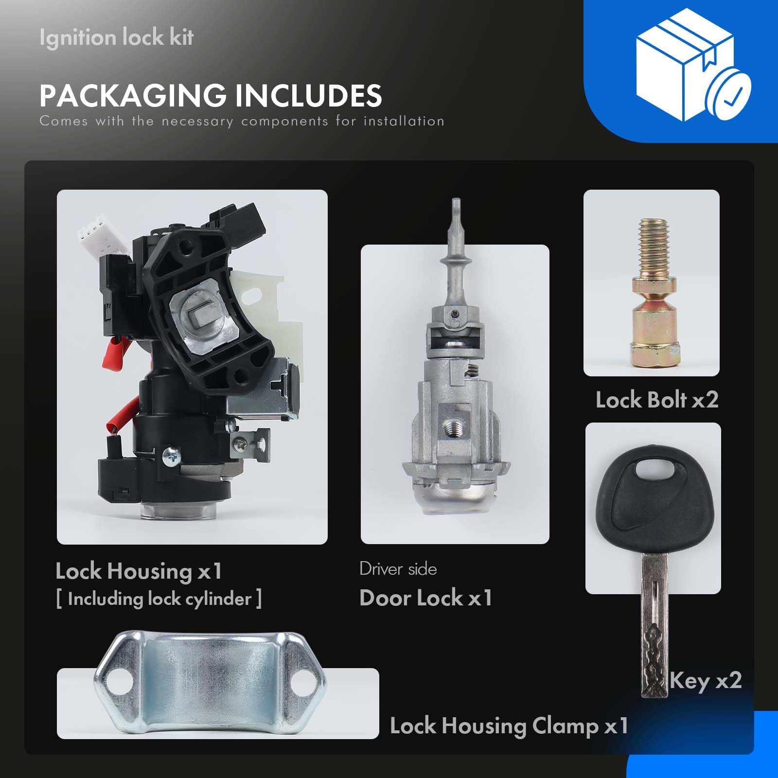 RHAOCZIYAUTO housing back with mounting points for easy OEM replacement