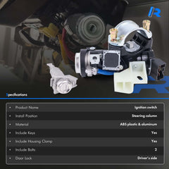 RHAOCZIYAUTO two keys and hardware displayed for ready installation
