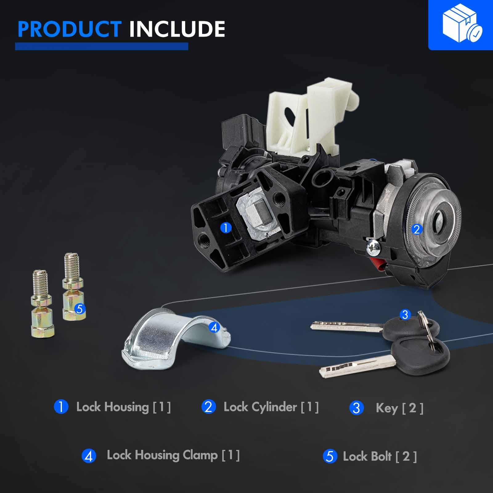 RHAOCZIYAUTO part number label clear for easy compatibility verification