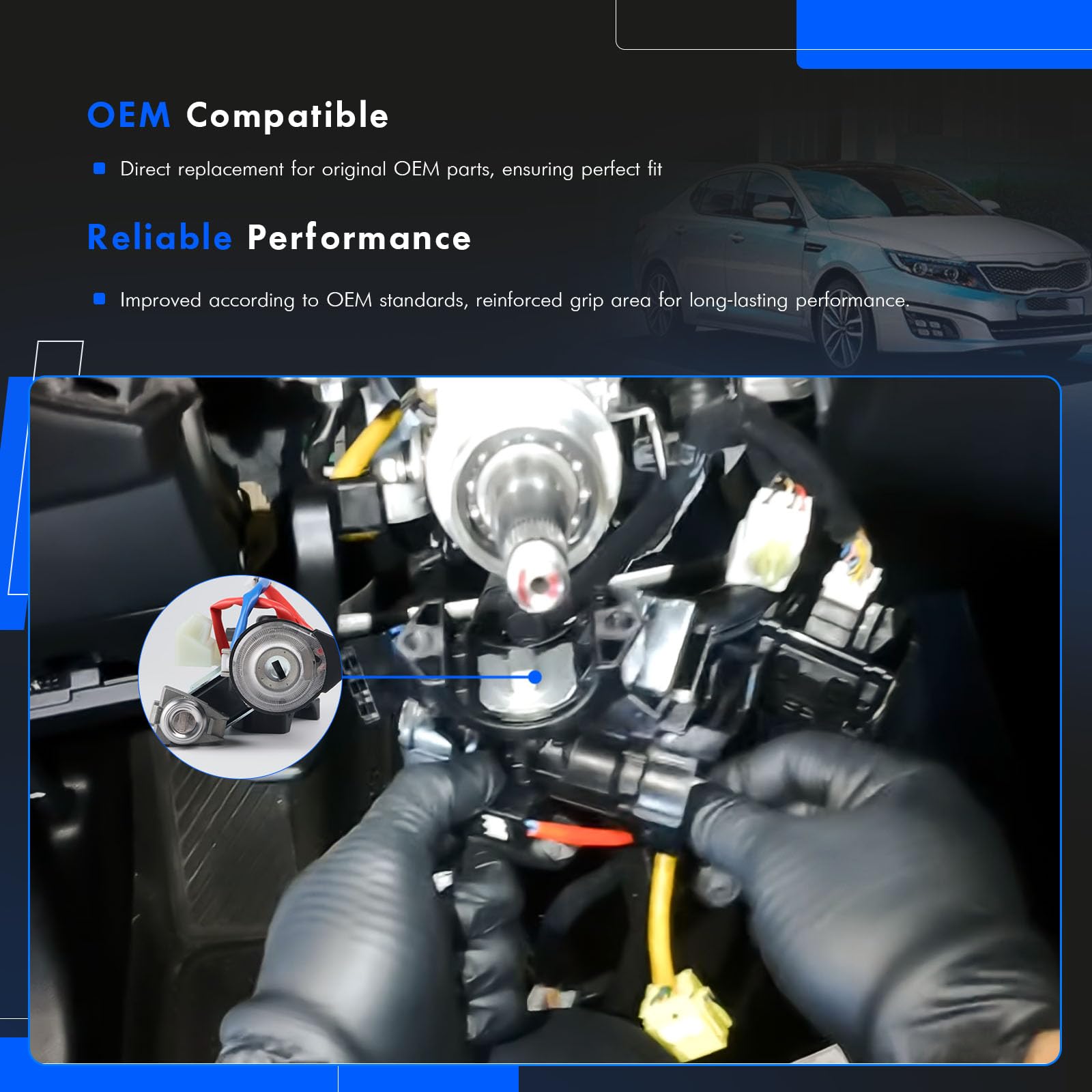 RHAOCZIYAUTO packaging laid out to confirm included components